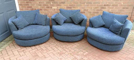 Buy & Sell Cheslyn Hay South Staffordshire - Photos for 3 x Next Swivel Cuddle Chairs