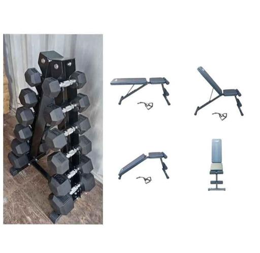Buy & Sell Over Hulton Bolton - Photos for Dumbbell 6 pairs with Rack and Bench