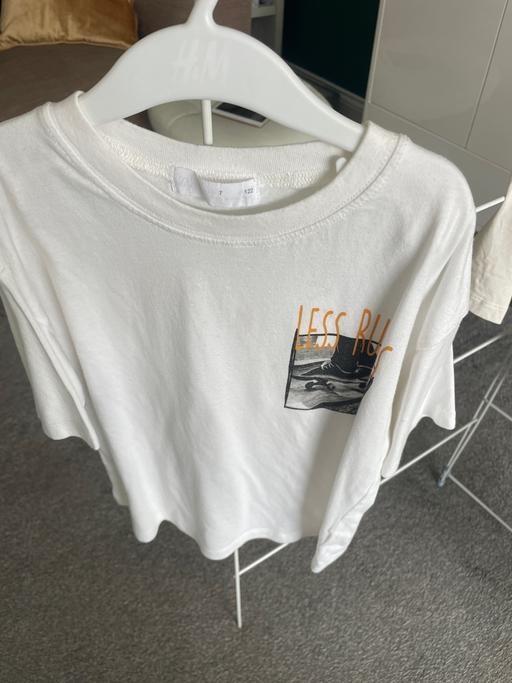 Buy & Sell Walsall Wood Walsall - Photos for Boys cream t shirt age 7