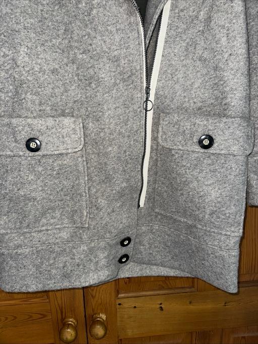 Buy & Sell Healey Rochdale - Photos for New united colours of Benetton grey wool coat
