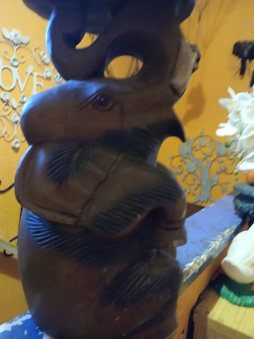 Buy & Sell Netherton Dudley - Photos for wooden elephant stand