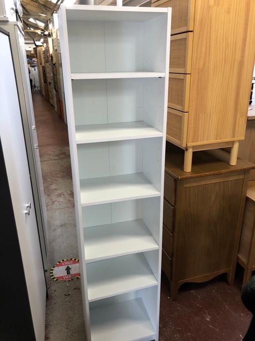 Buy & Sell Coventry City Centre Coventry - Photos for Maine 5 Shelf Half Width Bookcase - White