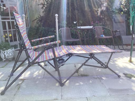Buy & Sell Hathern Charnwood - Photos for Folding garden seat with leg rest