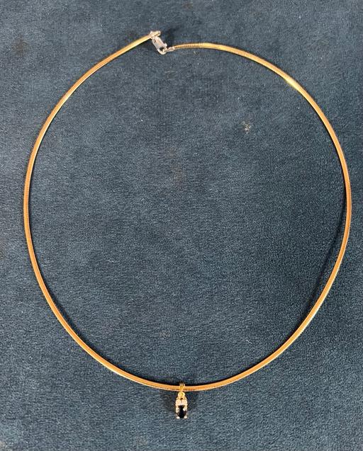 Buy & Sell Dagenham Barking and Dagenham - Photos for Sapphire and diamond 18ct solid gold necklace