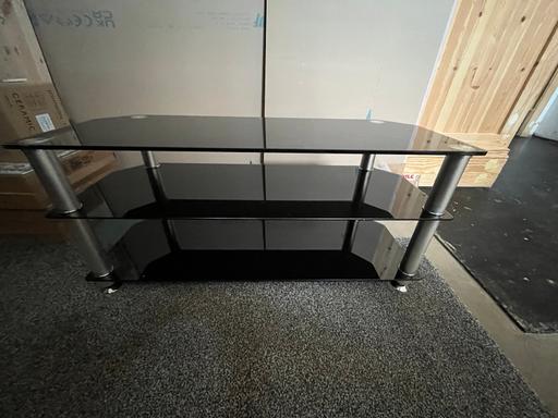 Buy & Sell Lathom West Lancashire - Photos for Tv stand black glass
