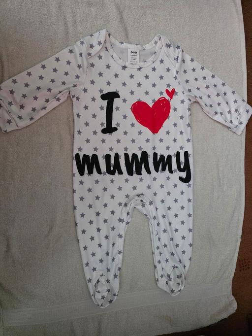 Buy & Sell Blackpool Town Centre Blackpool - Photos for I ♡ Mummy sleepsuit age 6-9 mths NEW