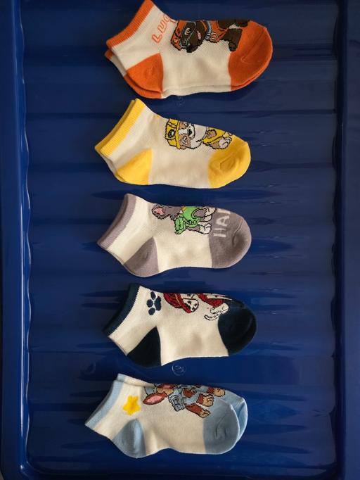 Buy & Sell Blackpool Town Centre Blackpool - Photos for Paw Patrol short socks x 5 age 3-5 yrs NEW