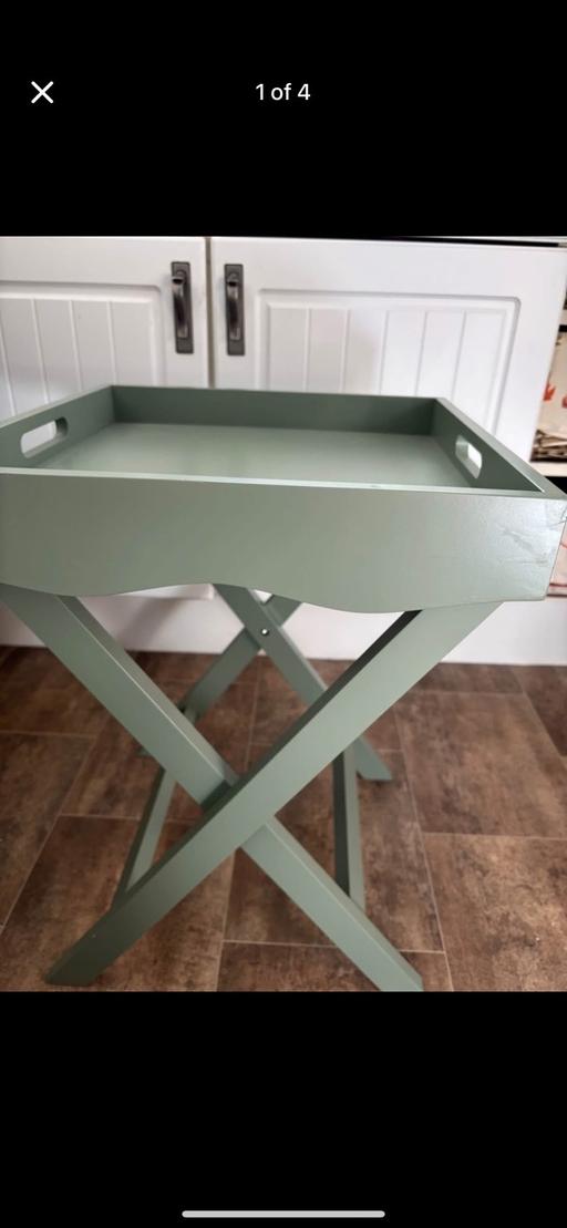 Buy & Sell Bartley Green Birmingham - Photos for Sage green wooden tray table