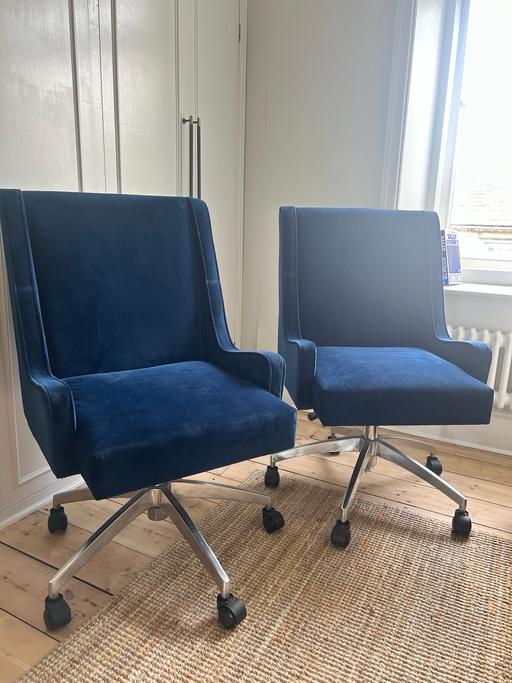 Buy & Sell Delph Oldham - Photos for Made.com velvet swivel office chair
