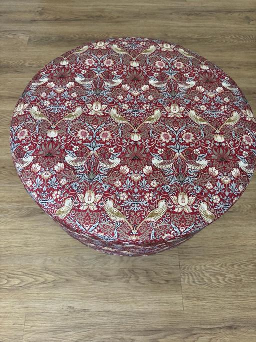 Buy & Sell Little Lever Bolton - Photos for William Morris Fabric Round Footstool