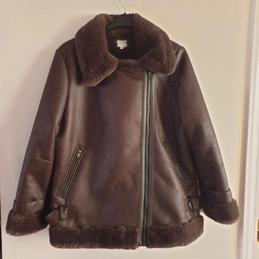 Buy & Sell Sunbury-on-Thames Spelthorne - Photos for Warehouse Biker Jacket Aviator Jacket UK 16