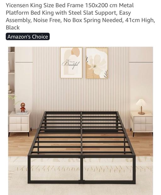 Buy & Sell Etwall South Derbyshire - Photos for Bed frame - King Size