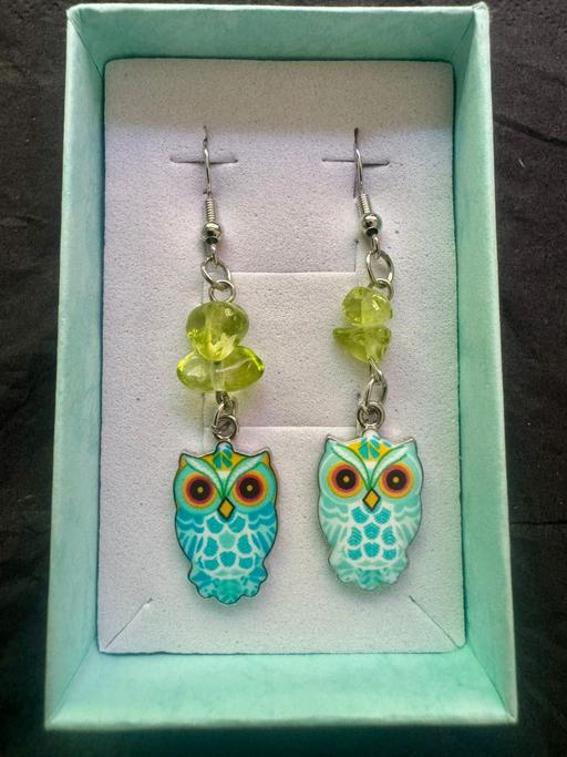 Buy & Sell Nantgarw Rhondda Cynon Taf - Photos for Owl Healing Stone Earings