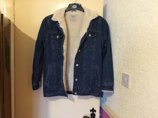 Buy & Sell Woodcross Wolverhampton - Photos for Ladies Fur lined Denim Jacket size 10 to