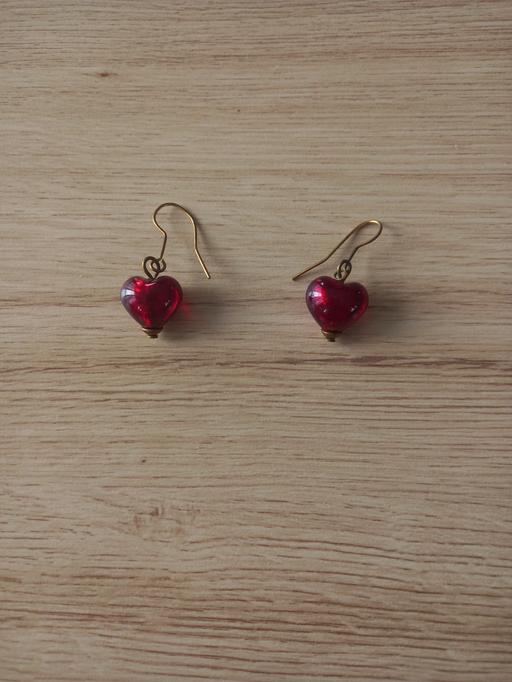 Buy & Sell Bingley Bradford - Photos for Murano Glass Heart Earrings