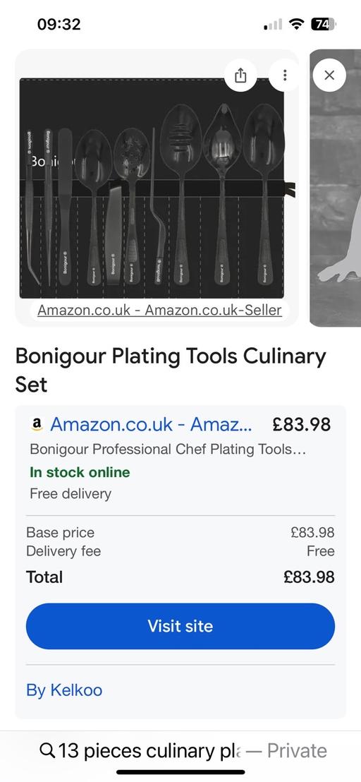 Buy & Sell Wednesfield Wolverhampton - Photos for New 12 pc culinary chef plating up set