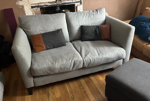 Buy & Sell Darley Abbey Derby - Photos for 3 & 4 Seater DFS Sofas with foot stool
