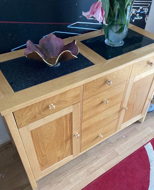 Buy & Sell Brampton Rotherham - Photos for Light oak & granite dining drawers