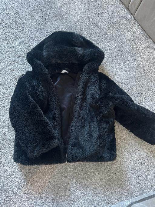 Buy & Sell Bickley South East London - Photos for Girls black fur coat age 6-7