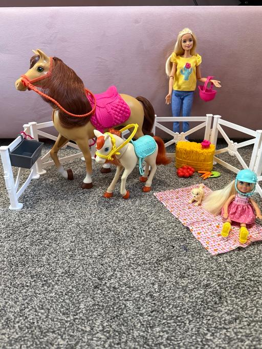 Buy & Sell Sole Street Gravesham - Photos for Barbie and Chelsea hugs ‘n’ horses playset