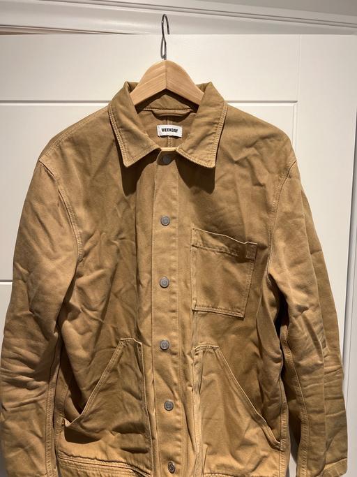 Buy & Sell Esher Elmbridge - Photos for Weekday long sleeve beige jacket medium