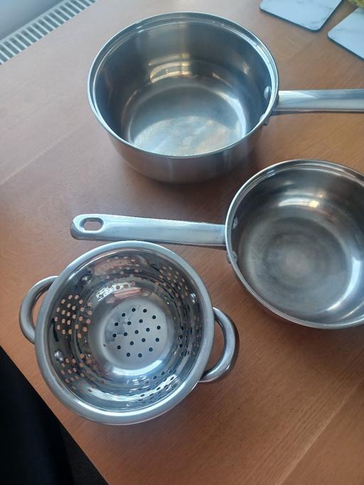 Buy & Sell Eckington North East Derbyshire - Photos for sabichi saucepan x 2 and a small collinder