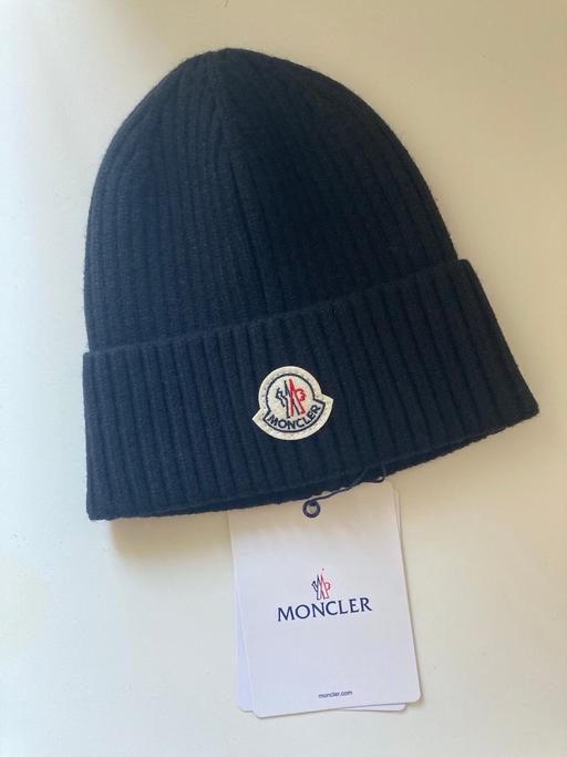 Buy & Sell - Photos for Moncler black beanie hat