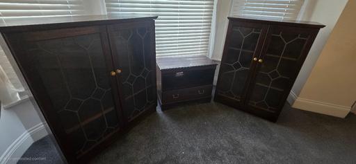 Buy & Sell Osidge North London - Photos for 3 Set Matching Vintage Darkwood Bookcases