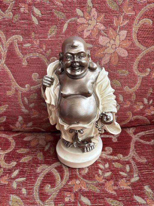 Buy & Sell Kidbrooke South East London - Photos for Happy smiling Buddha ceramic statue 8in tall