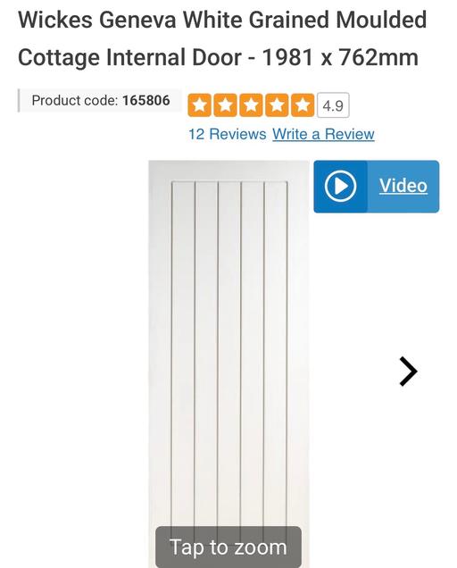 Buy & Sell - Photos for 5Geneva white grained cottage internal doors