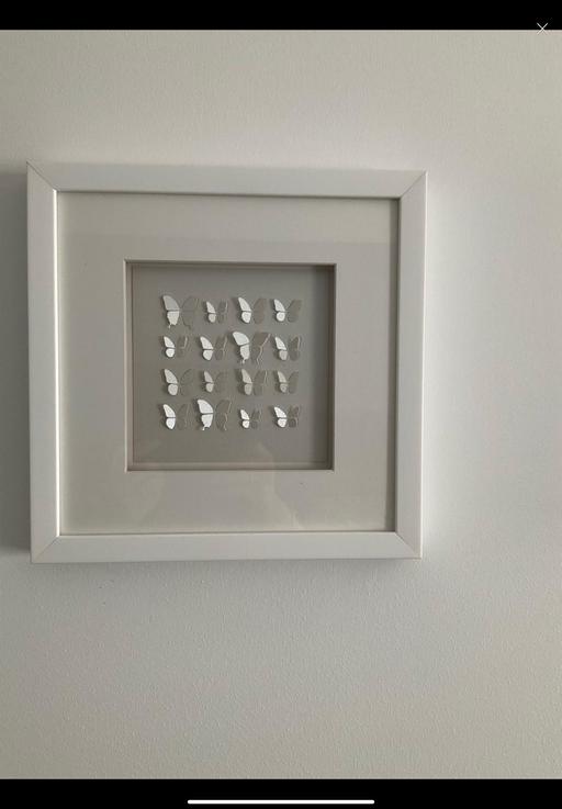 Buy & Sell Telford Way Industrial Estate North Northamptonshire - Photos for Set of 3 assorted white butterfly 🦋 pictures