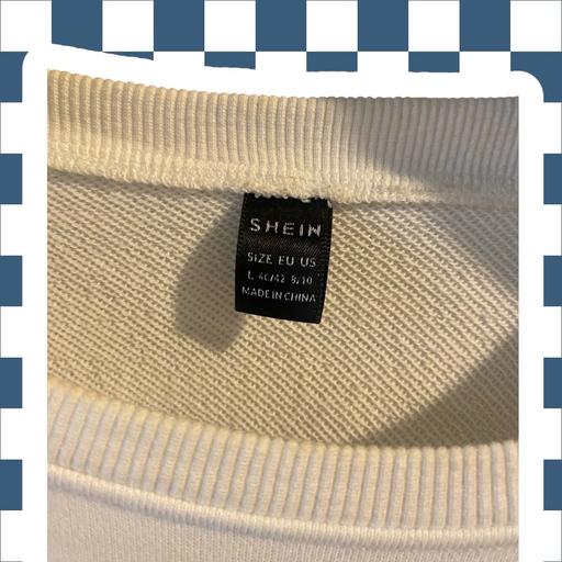 Buy & Sell White City West London - Photos for White Shein crop jumper Large