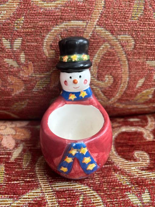 Buy & Sell Kidbrooke South East London - Photos for Vintage festive snowman decortive bowl