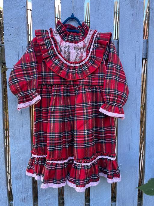 Buy & Sell Lowfields Stockton-on-Tees - Photos for Girls Red Tartan 3-4 years dress