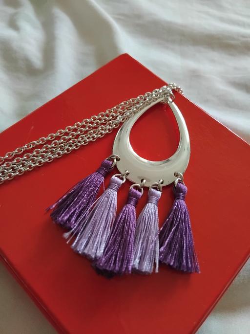 Buy & Sell Milton Regis Swale - Photos for silver purple tassel necklace