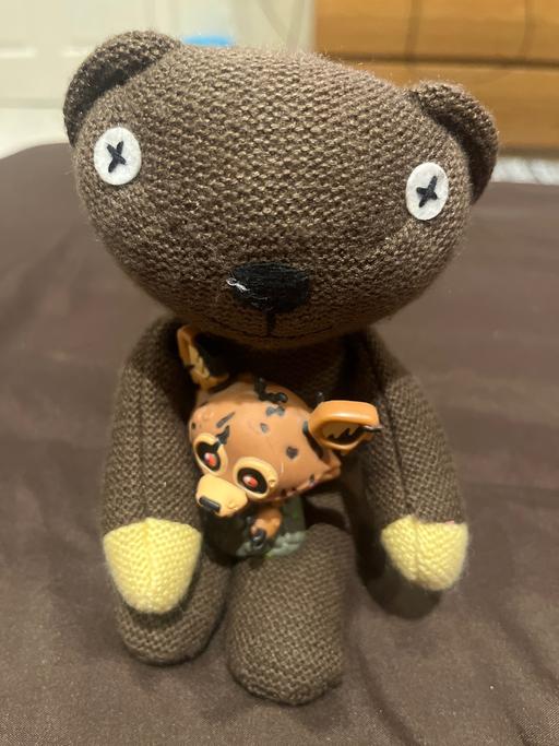 Buy & Sell Hither Green South East London - Photos for Mr bean's teddy (TY) + fnaf foxy mystery mini