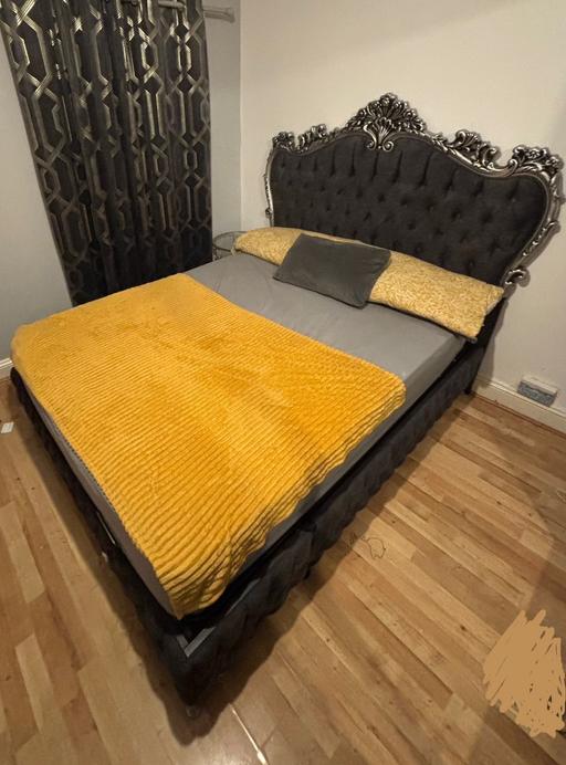 Buy & Sell London Luton Airport Luton - Photos for King size Ottoman bed frame with mattress.