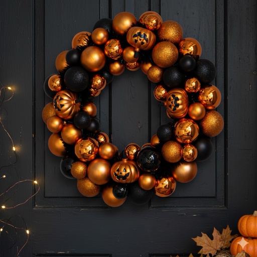 Buy & Sell East Ham East London - Photos for Haunted House Bauble Wreath