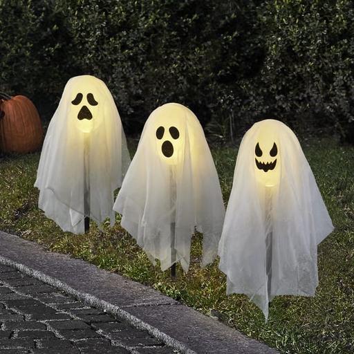 Buy & Sell East Ham East London - Photos for Haunted House Ghost Stake Lights 3 Pack