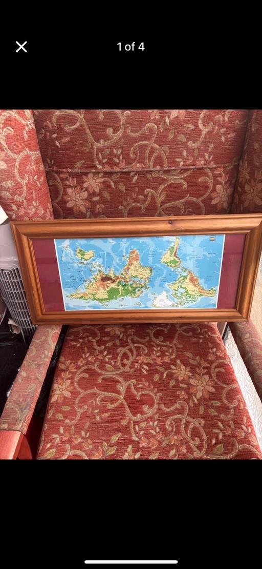 Buy & Sell Kidbrooke South East London - Photos for Framed world map new