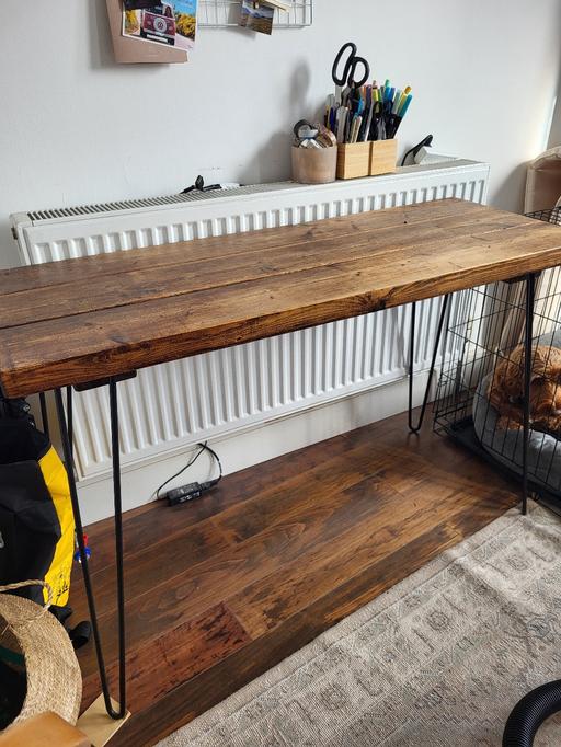 Buy & Sell Crouch End North London - Photos for Industrial Hairpin legs desk/Side Table