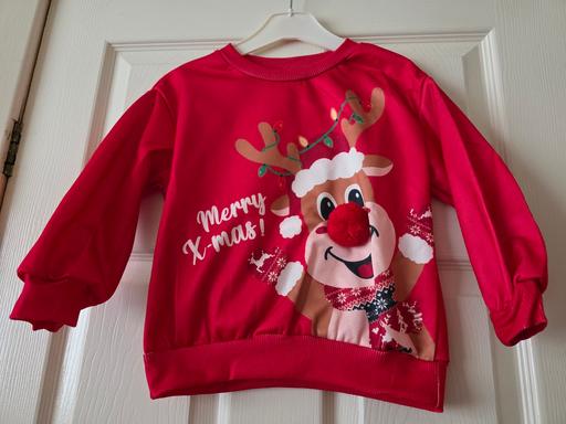 Buy & Sell Blackpool Town Centre Blackpool - Photos for Christmas sweatshirt age 5 yrs NEW