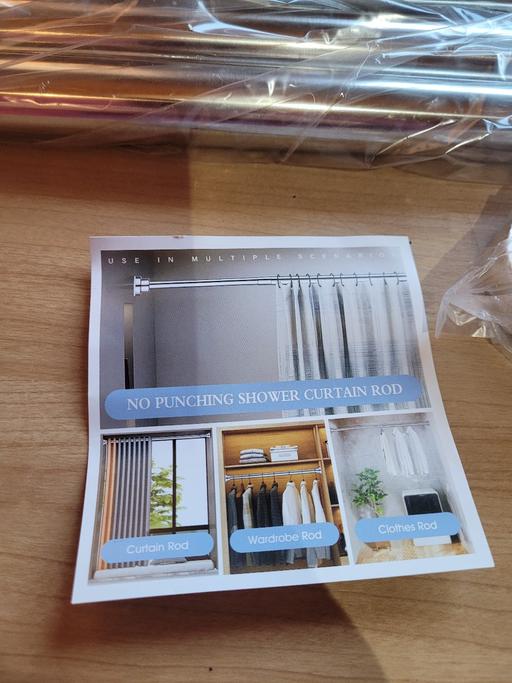Buy & Sell Alsagers Bank Newcastle-under-Lyme - Photos for No drilling shower curtain rod & showe curtai