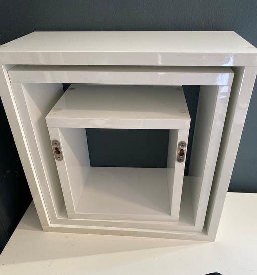 Buy & Sell Longley Sheffield - Photos for 3 White Box Shelves