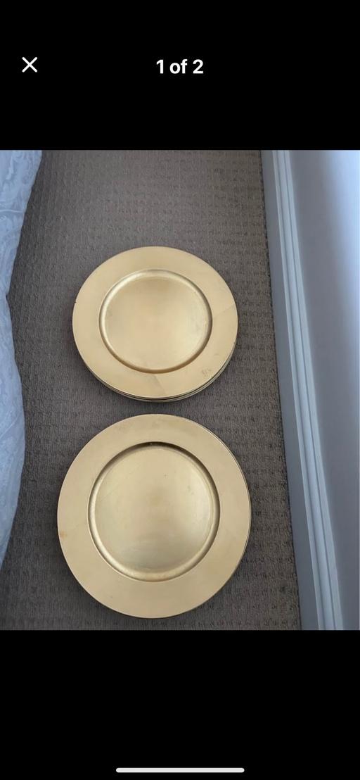 Buy & Sell Primsland Wychavon - Photos for Gold Plate Chargers x 12