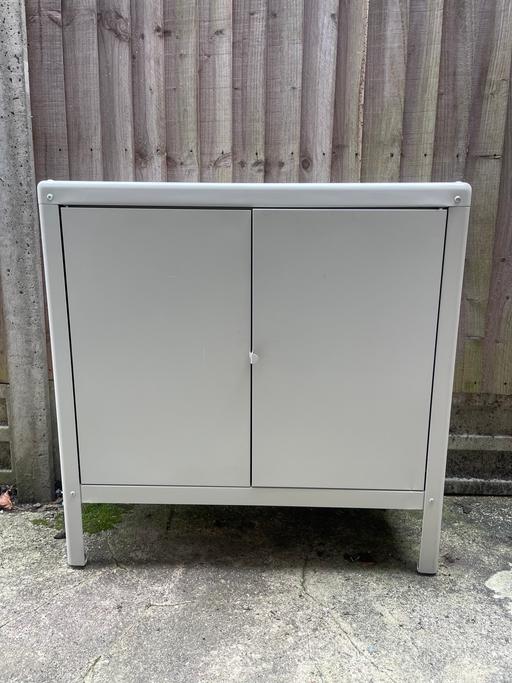 Buy & Sell - Photos for IKEA SUNDSÖ Indoor/Outdoor Metal Cabinet
