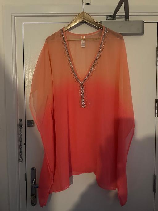 Buy & Sell Southend South East London - Photos for Peach Orange beachwear over shirt