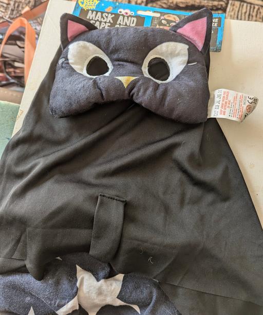 Buy & Sell Georgetown Blaenau Gwent - Photos for 🎃 Halloween mask and cape set of cat in blac