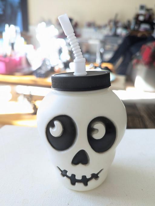 Buy & Sell Georgetown Blaenau Gwent - Photos for 🎃 Halloween skull drinking bottle with straw