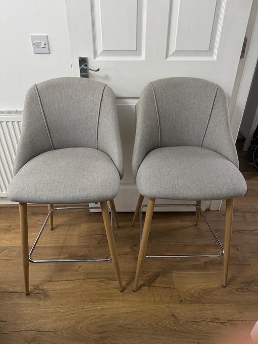 Buy & Sell Gorgie Edinburgh - Photos for Grey Bar Stools
